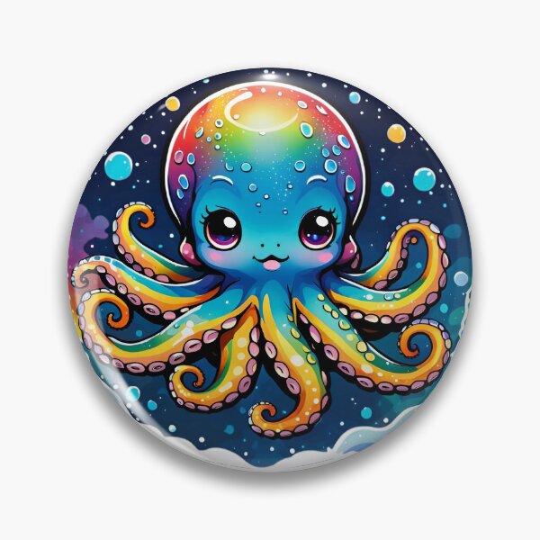 Artikelvorschau, Reefy der Regenbogen-Oktopus entworfen und verkauft von FunverAI.