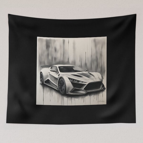 Item preview, Sports Car Sketch designed and sold by Zenvo.