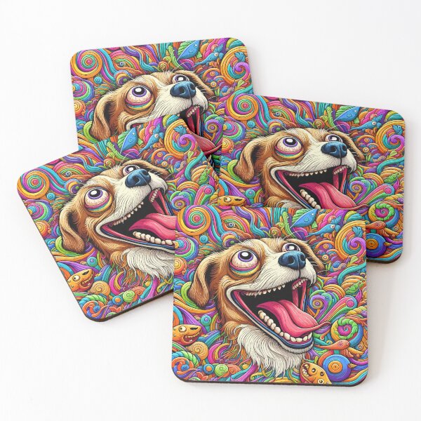 Item preview, The Psychedelic Dog in a Sea of Reality designed and sold by Gacram.