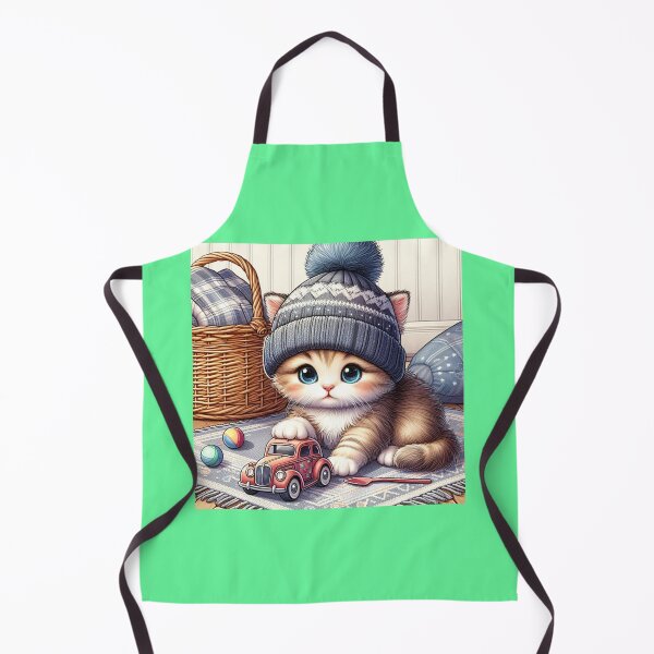 Item preview, Kitten playing with his toys. designed and sold by moni0490.
