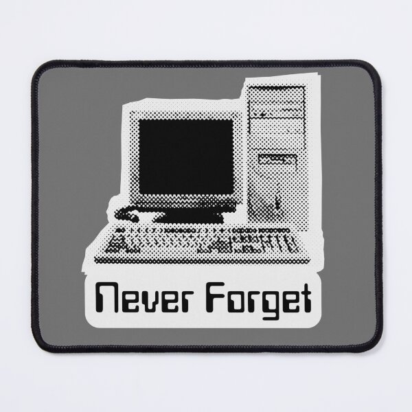 Artikelvorschau, Vergessen Sie nie, Retro-PC-Computer der 90er Jahre, Vintage-Desktop entworfen und verkauft von GraysonPrints.