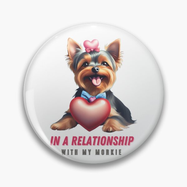 Artikelvorschau, In einer Beziehung mit meinem Morkie – Entzückendes Design für Hundeliebhaber entworfen und verkauft von photoartdesin.