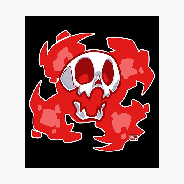 Item preview, Flaming Skull designed and sold by MrHinkleDraws.
