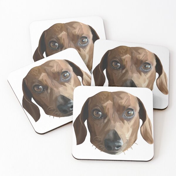 Item preview, Dachshund Face designed and sold by artbyannac.