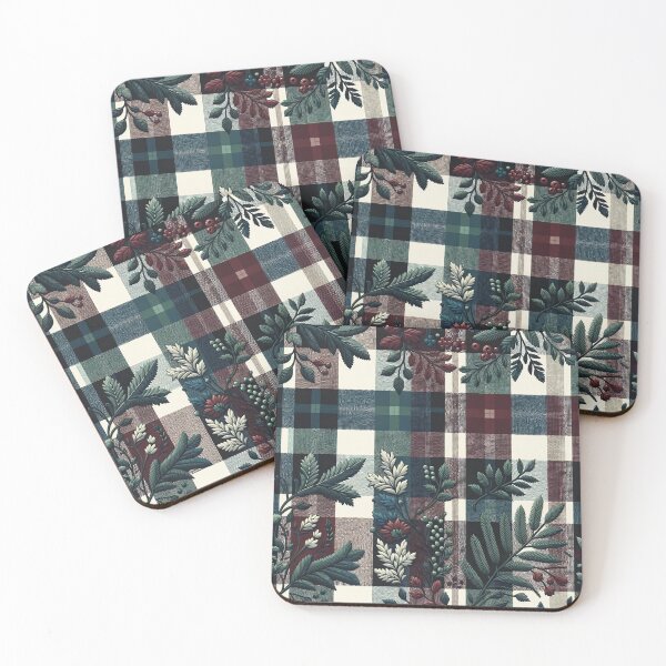 Item preview, Winter-Inspired Gingham Pattern Print designed and sold by PinUpPizzazz.