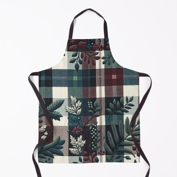 Item preview, Winter-Inspired Gingham Pattern Print designed and sold by PinUpPizzazz.