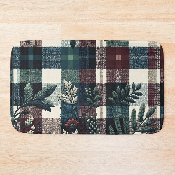 Item preview, Winter-Inspired Gingham Pattern Print designed and sold by PinUpPizzazz.