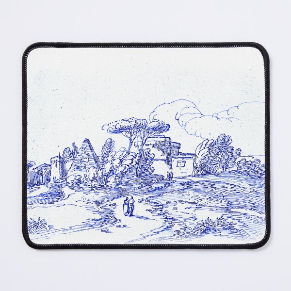 Item preview, Roman Toile de Jouy Landscape Scene designed and sold by WillowNox7.