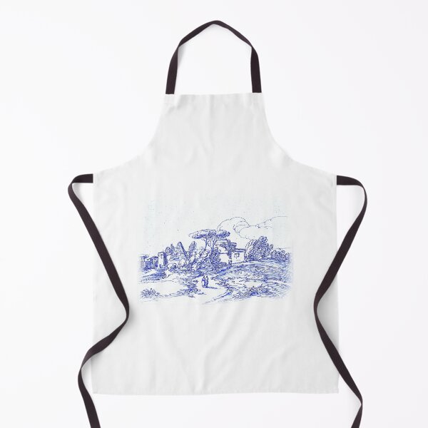 Item preview, Roman Toile de Jouy Landscape Scene designed and sold by WillowNox7.