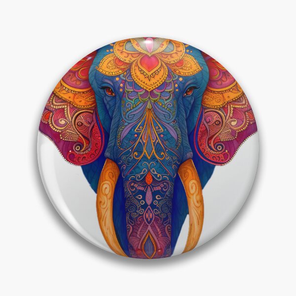 Item preview, Elephant mandala Hypnosis designed and sold by heaventree.