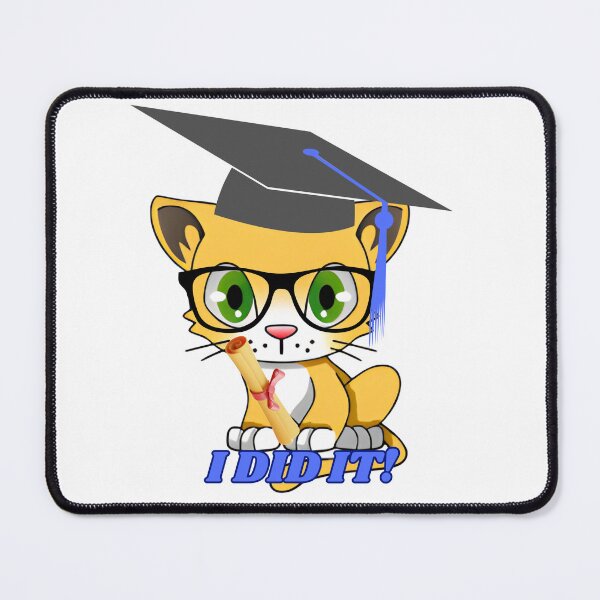 Item preview, Purr-fect Graduation: Cat Celebrates Milestone. I DID IT. designed and sold by T-shope.