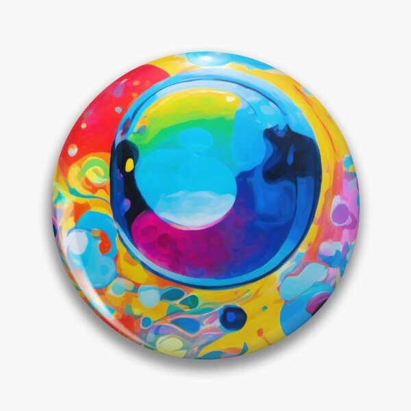 Item preview, Bubbles series, multicolored visions bubbles within bubbles designed and sold by janjacbu.