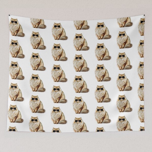 Item preview, Persian Cat Wearing Sunglasses designed and sold by TheAnimalZ00.