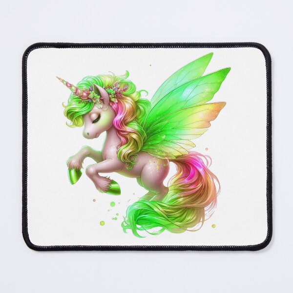 Item preview, RAINBOW UNICORN Green 01 designed and sold by CHIBI_POPZ.