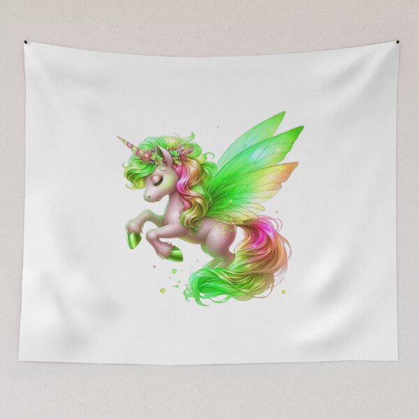 Item preview, RAINBOW UNICORN Green 01 designed and sold by CHIBI_POPZ.