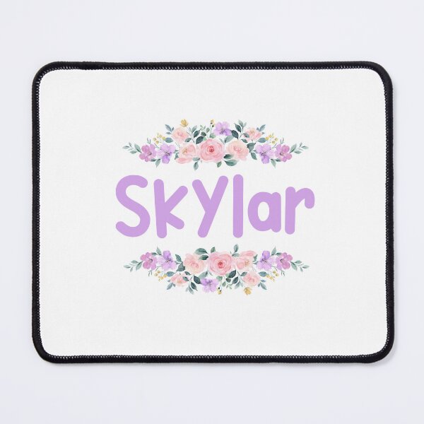 Item preview, Purple Flower Skylar Name Label designed and sold by NormadWorld.