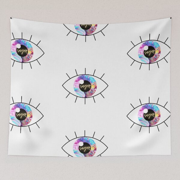 Item preview, Eye with colored donuts and the writting sugar designed and sold by AnnasAnia.