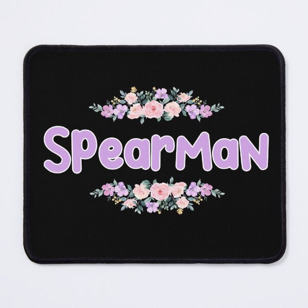 Item preview, Purple Flower Spearman Name Label (Black) designed and sold by NormadWorld.