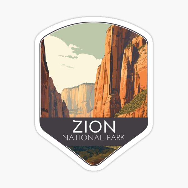 Vista previa del artículo con la obra «Parque Nacional Zion Utah», diseñado y vendido por electricninja.