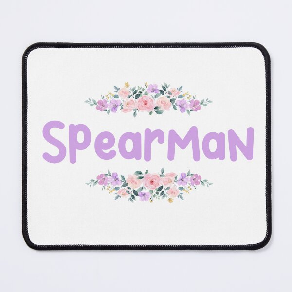 Item preview, Purple Flower Spearman Name Label designed and sold by NormadWorld.