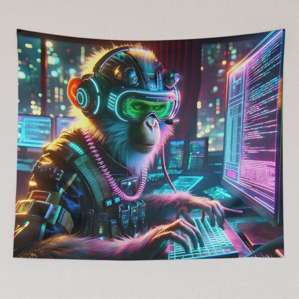 Item preview, CyberMonkey Hacker Extreme designed and sold by ai-depot.