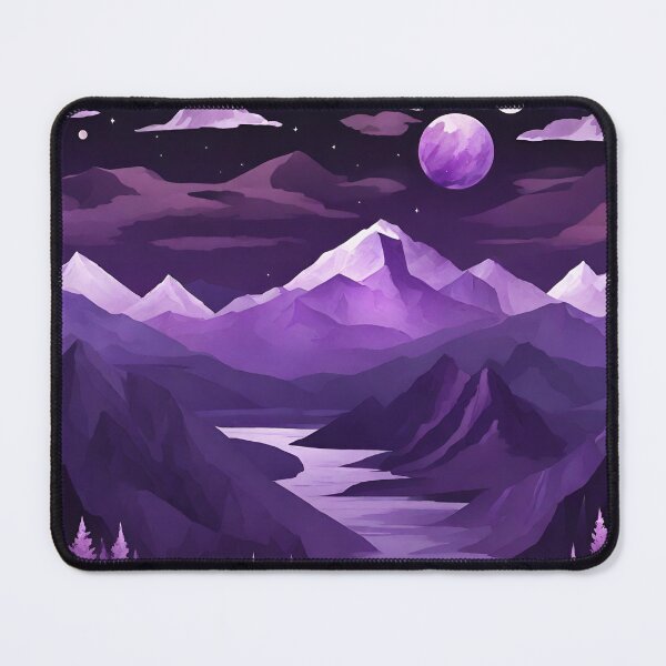Item preview, Purple Amethyst Mountain Range designed and sold by CharmStudio.
