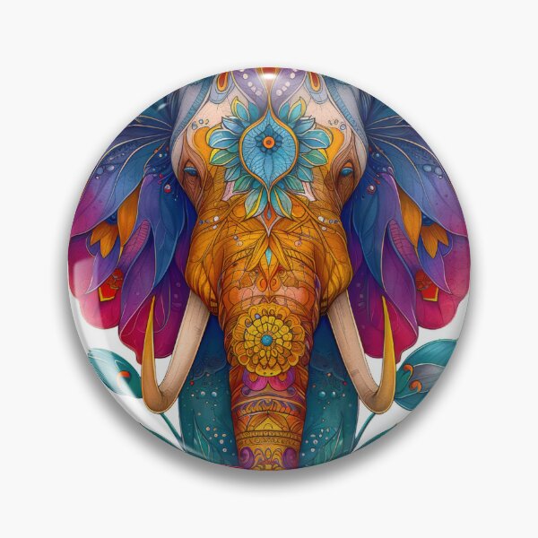 Item preview, Elephant mandala II designed and sold by heaventree.