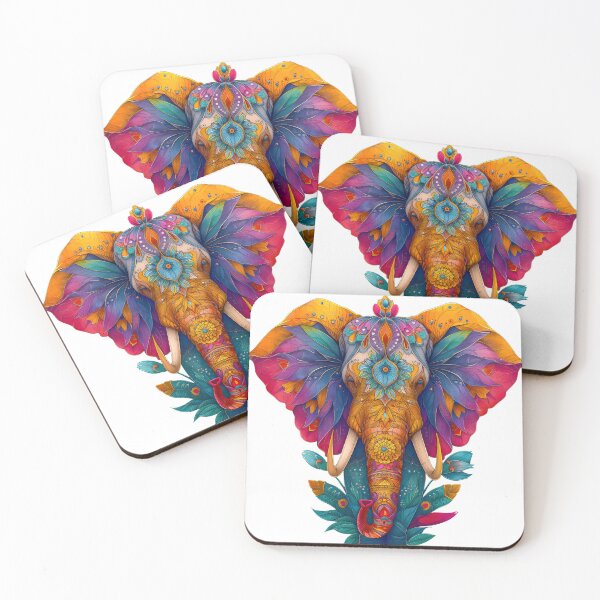 Item preview, Elephant mandala II designed and sold by heaventree.