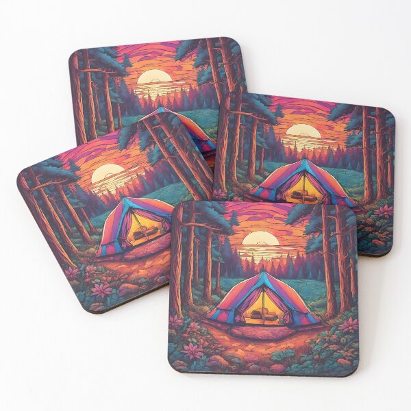 Item preview, Psychedelic Tent Sunset  designed and sold by CharmStudio.