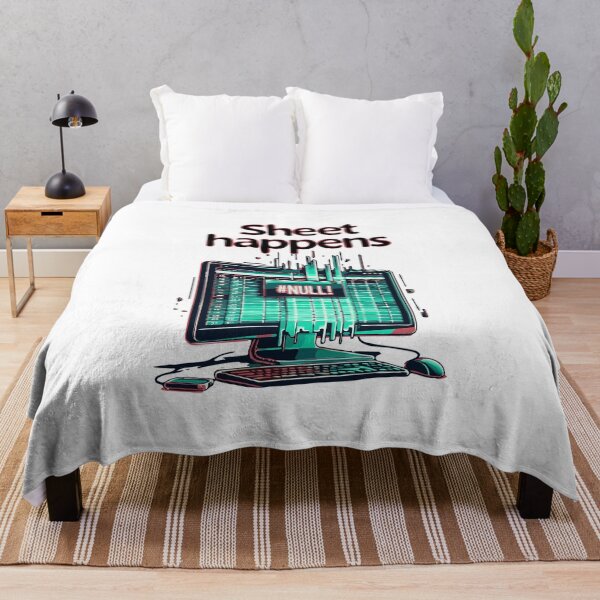 Item preview, Sheet Happens #NULL! - Excel Spreadsheet, Shit Happens, Office designed and sold by TheRealmWithin.