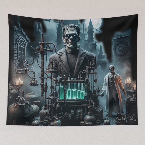 Item preview,  frankenstein and dr. designed and sold by Foxlindesigns.