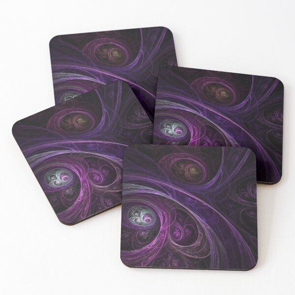 Item preview, Purple Pink Swirls Fractal Abstract Art designed and sold by kalyssa44.