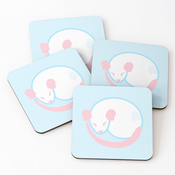 Item preview, Subtle Trans Pride Rat designed and sold by Ratfrens.