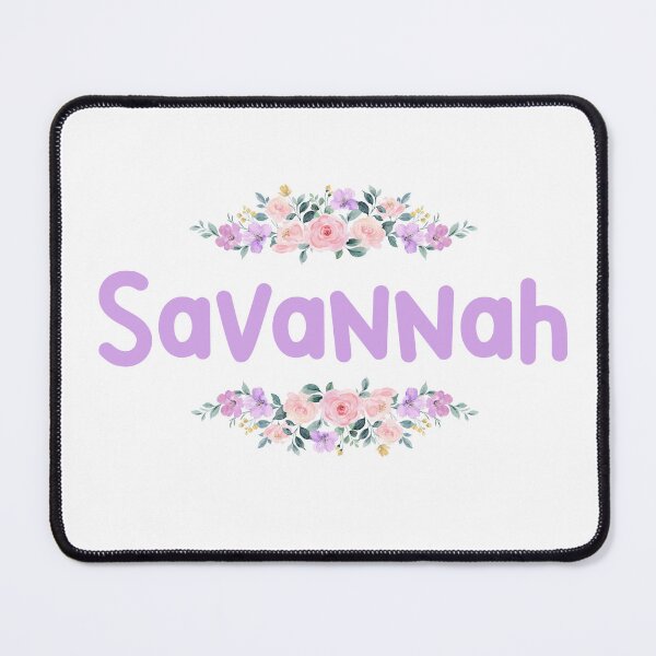 Item preview, Purple Flower Savannah Name Label designed and sold by NormadWorld.