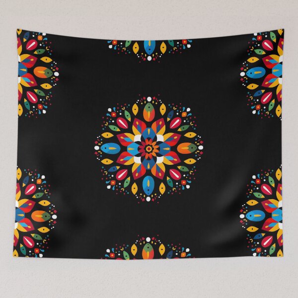 Item preview, Mandala | Folk embroidery | Floral Folklore Pattern | Folk Art designed and sold by xiao xuans.