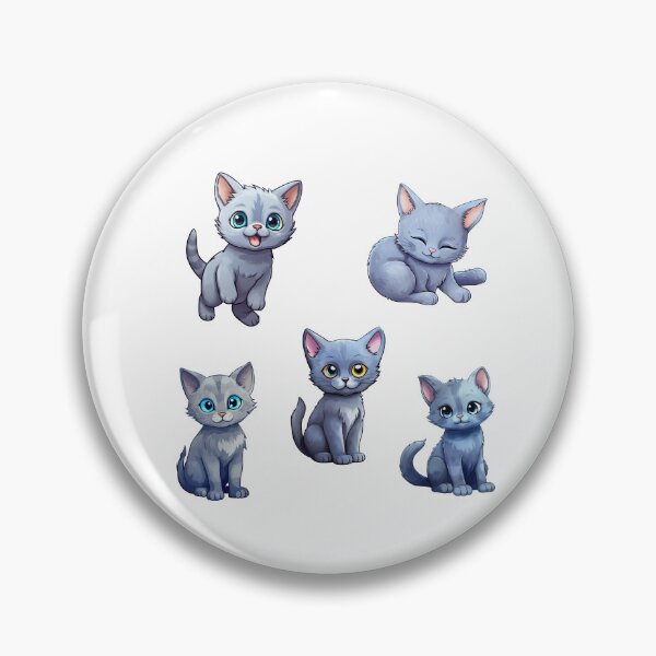 Item preview, Cute Russian Blue Cats designed and sold by TheAnimalZ00.