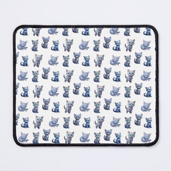 Item preview, Cute Russian Blue Cats designed and sold by TheAnimalZ00.