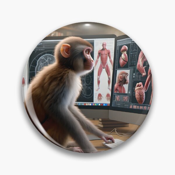 Item preview, Doctor Monkey In Training designed and sold by ai-depot.