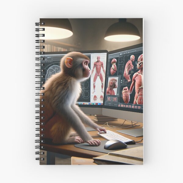 Item preview, Doctor Monkey In Training designed and sold by ai-depot.