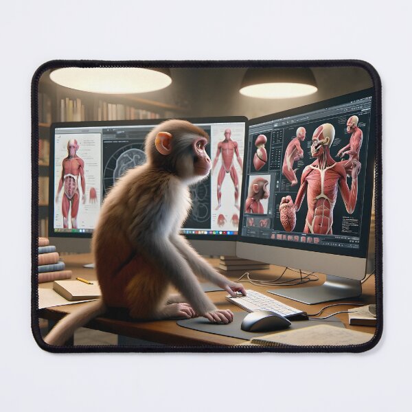 Item preview, Doctor Monkey In Training designed and sold by ai-depot.