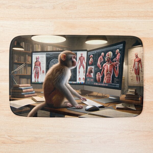 Item preview, Doctor Monkey In Training designed and sold by ai-depot.