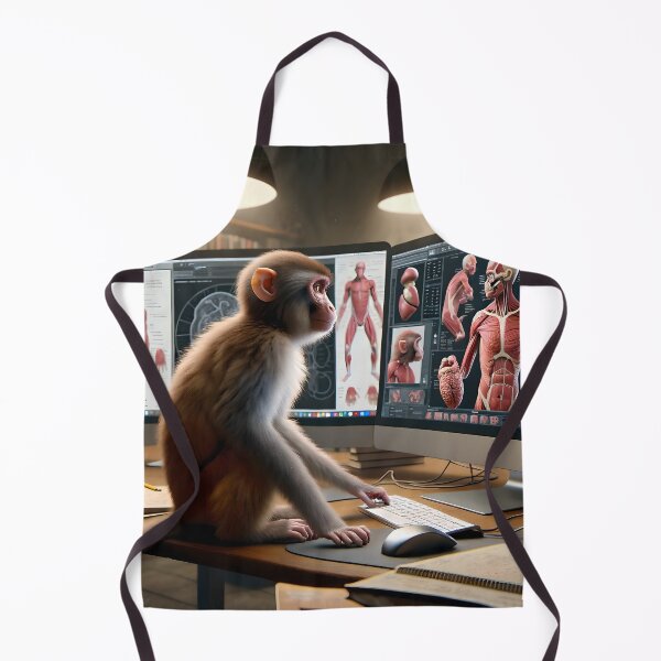 Item preview, Doctor Monkey In Training designed and sold by ai-depot.