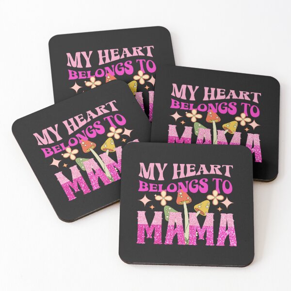 Item preview, My Heart Belongs TO MAMA Retro Groovy & Wavy Style designed and sold by Raise2Shine.