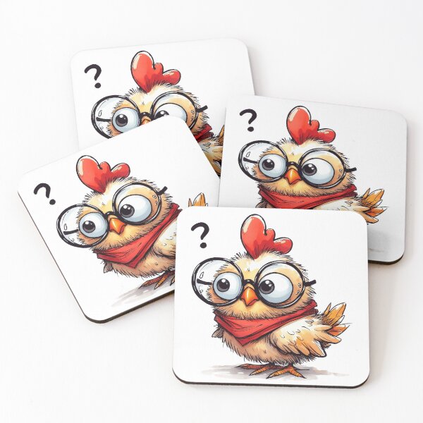 Item preview, Cute Funny Roaster with glasses! designed and sold by fribabywonder.
