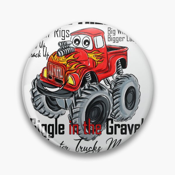 Item preview, Crushing Monster Truck Design designed and sold by asprse.