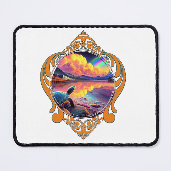 Item preview, Rainbow Turtle - Grateful Parrot Designs designed and sold by Smokinjoe66.