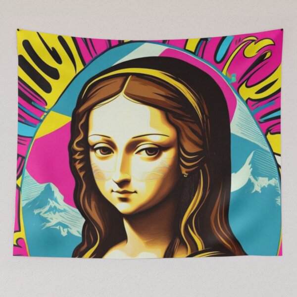 Item preview, Monalisa Pop Art Style designed and sold by adlkh.