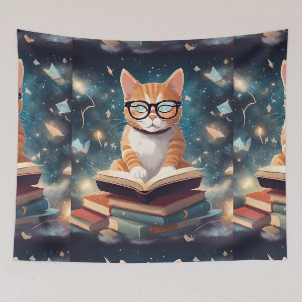 Item preview, Bookish Cat designed and sold by Lorets-Designs.