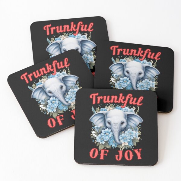Item preview, Trunkful Of Joy. elephant head designed and sold by ElephantVibes.