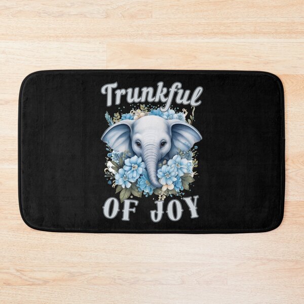 Item preview, Trunkful Of Joy. elephant portrait designed and sold by ElephantVibes.